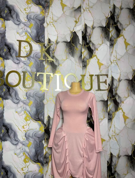 Robe élégante à manches longues