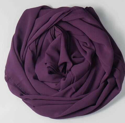 Hijab violet Premium de Georgette