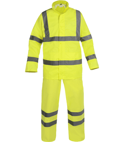 Vêtement de pluie haute visibilité