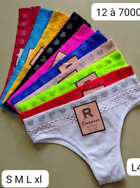 Lot de 12 slips pour homme