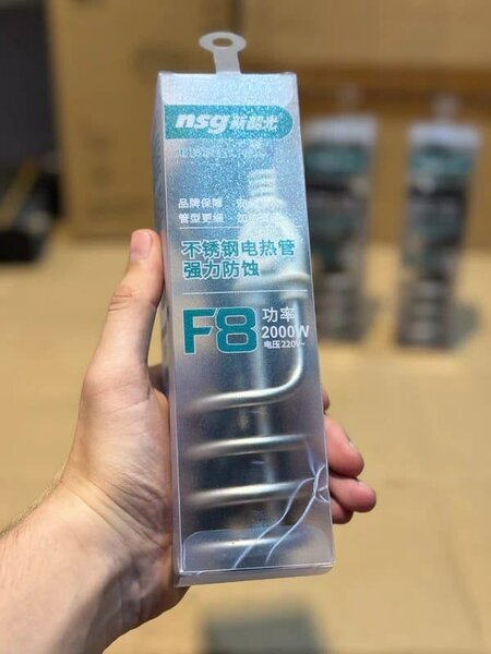 NSG F8 2000W Water Heater Rod (Currentless) with Box - China