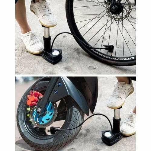 Pompe à Vélo À Pied Portable, Mini Pompe à vélo pour valves