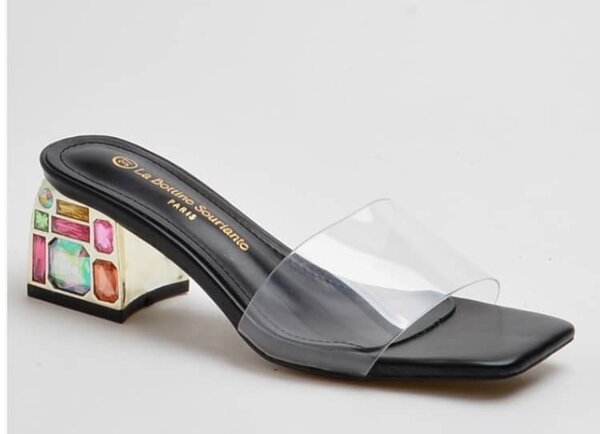 Mules Transparentes Femme Chic