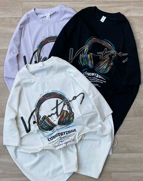 T-shirt oversize graphique