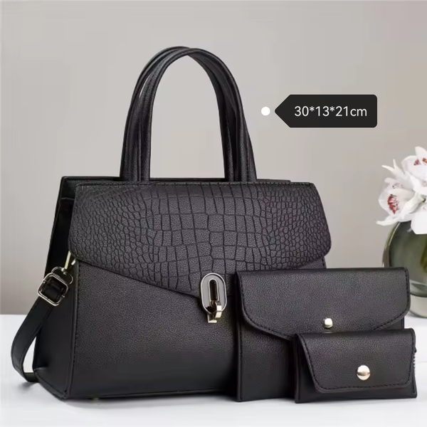 Sac à Main Élégant 3 Pièces