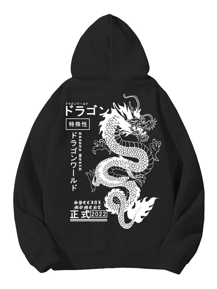 BLACK HODDIE