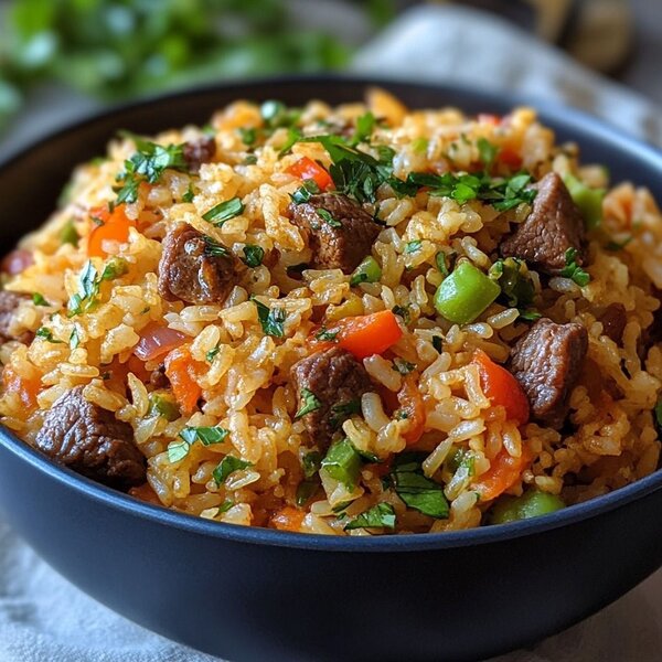 Riz cantonais Boeuf Savoureux