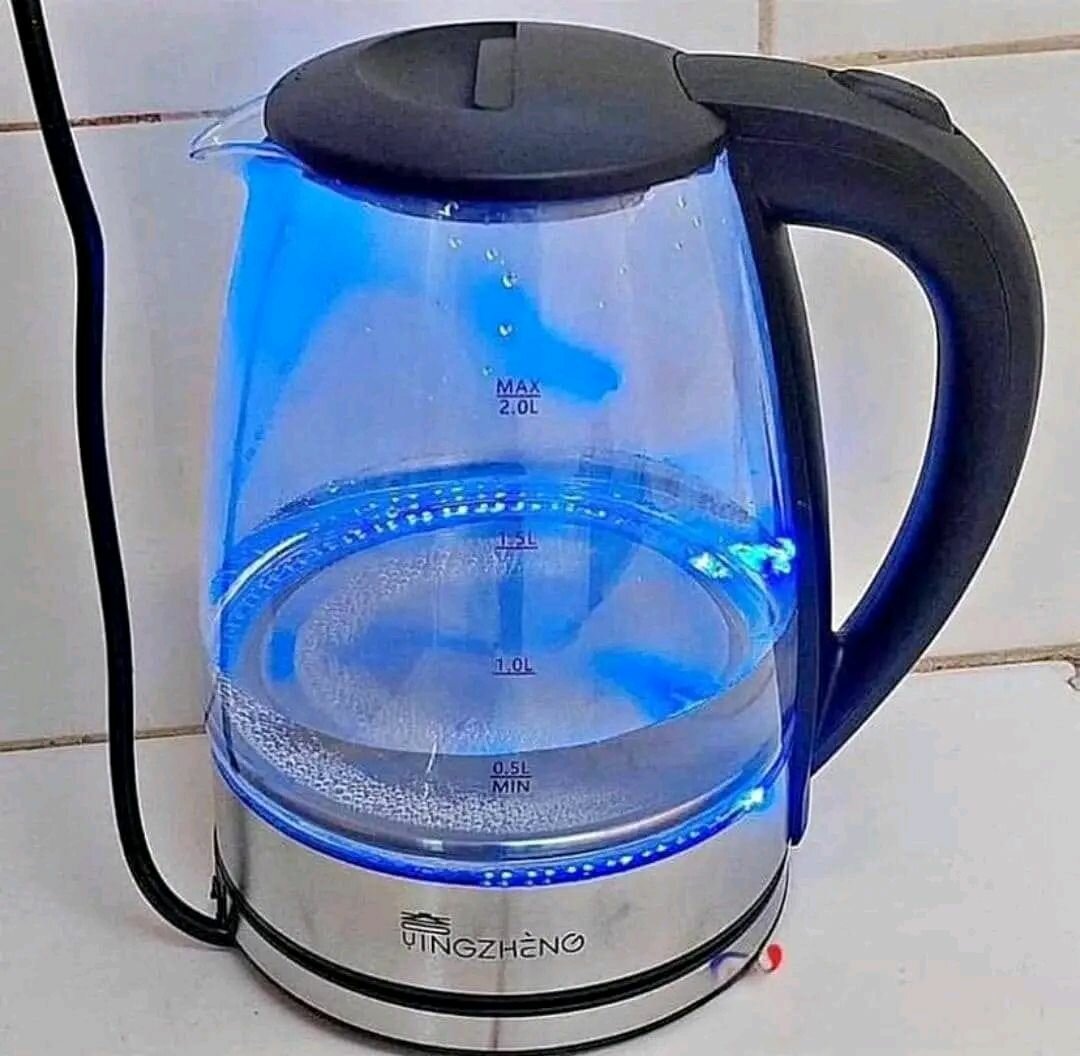 Bouilloire électrique transparente 2L