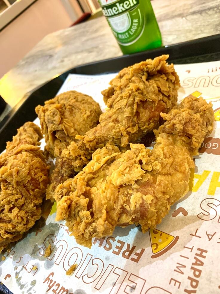 Menu Poulet Pané Délicieux