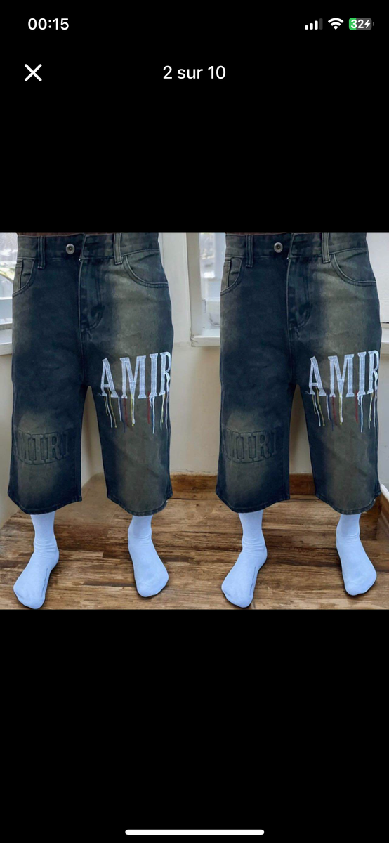 Shorts en jean décontractés