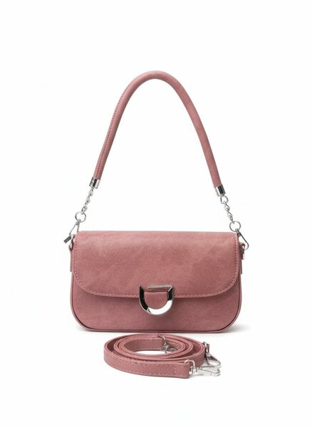 Sac à main en cuir rose