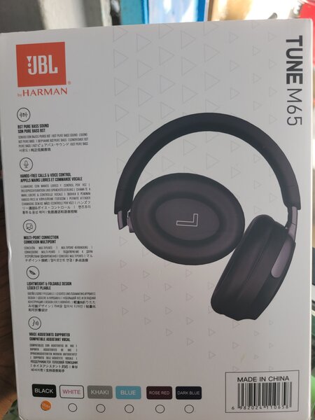 Casque JBL Tune M65 Noir