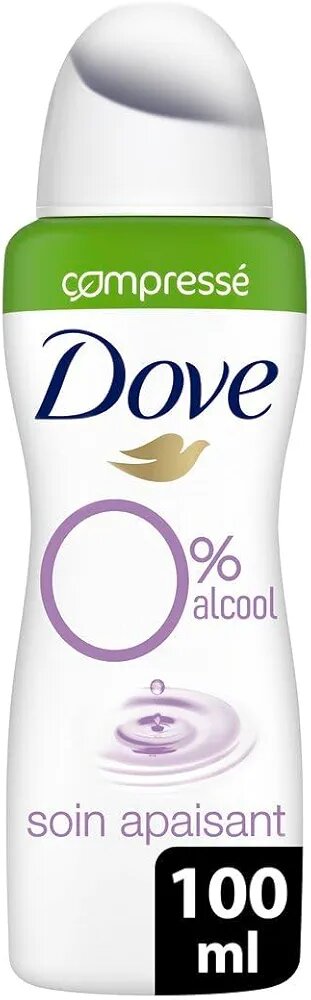 Dove Déodorant 0% Alcool Caresse