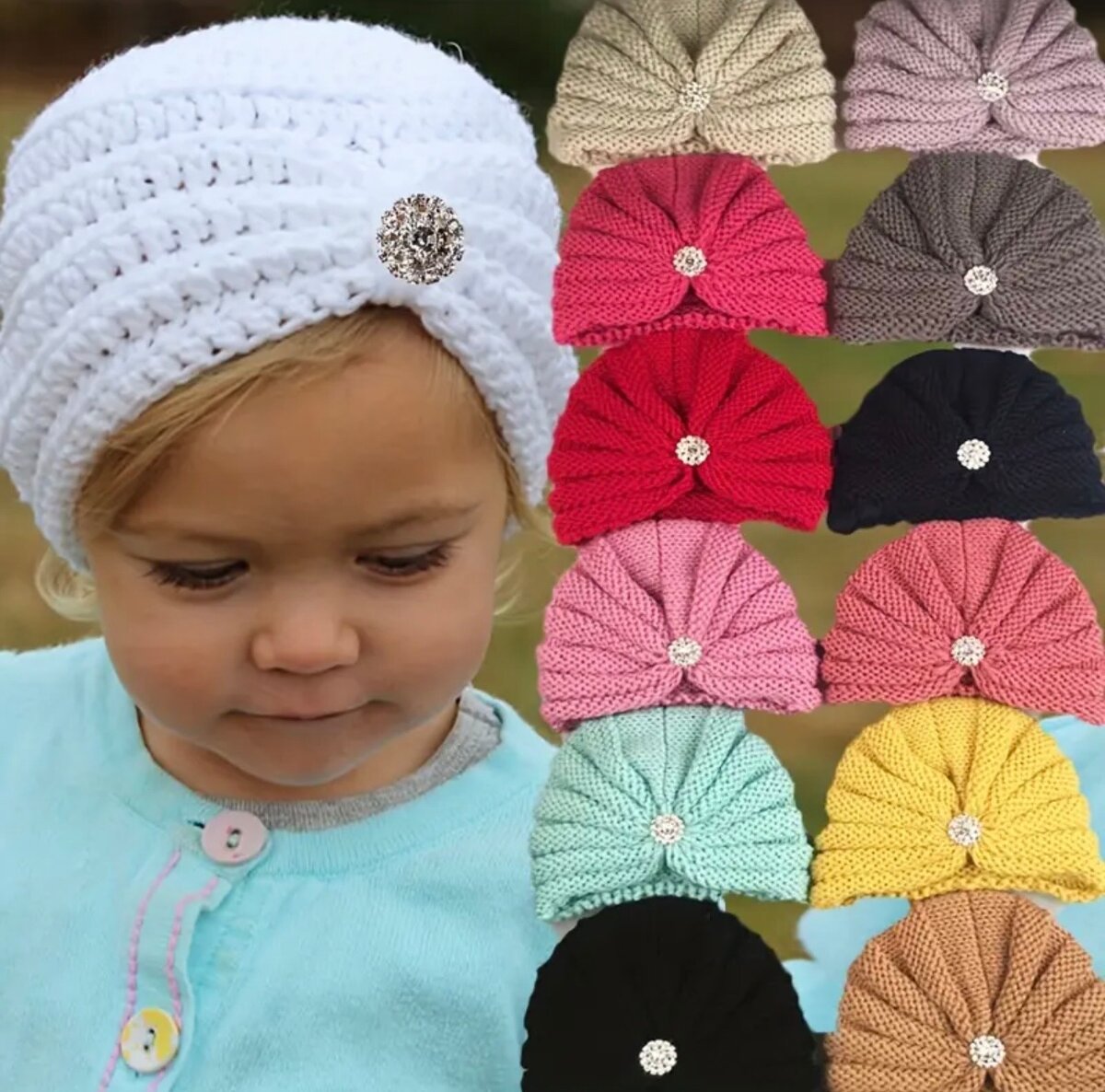 Bonnets Bébé Côtelés