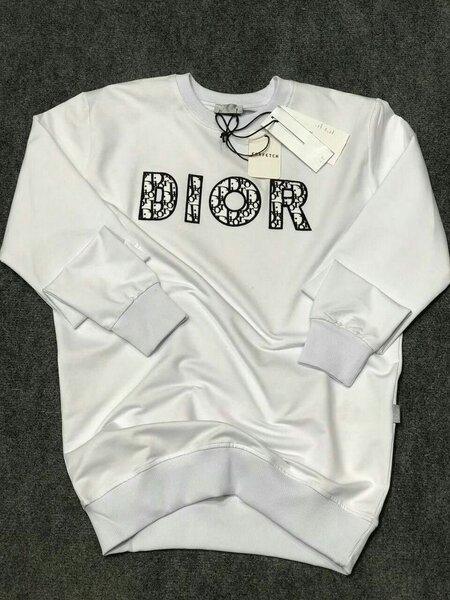 Sweatshirt luxe Dior blanc