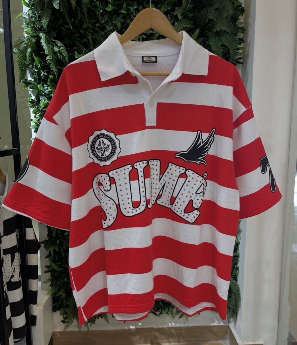 Polo rayé tendance homme