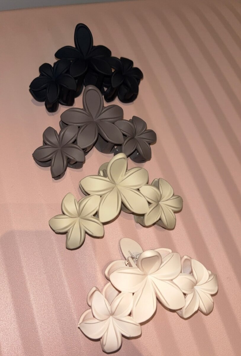 Pince à cheveux en fleur