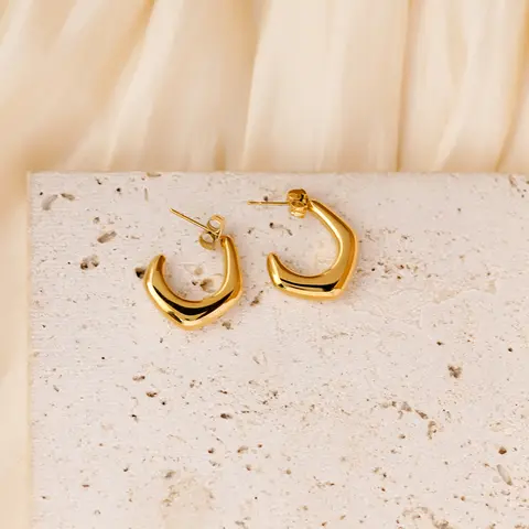 Boucles d'oreilles en alliage