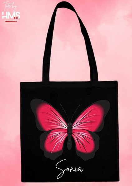 tote bag papillon personnalis