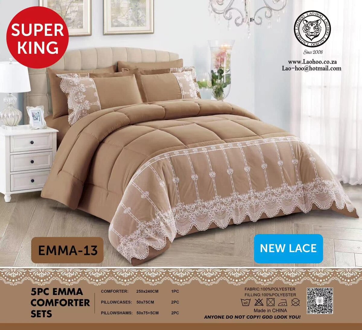 Warm blanket, color brown