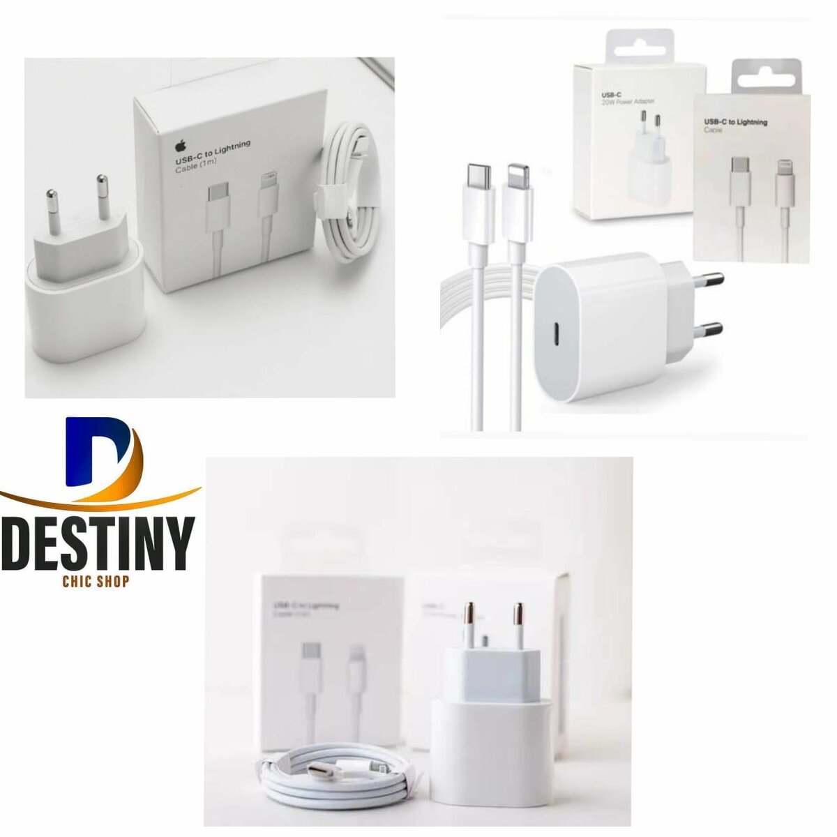 Chargeur USB-C Lightning Rapide