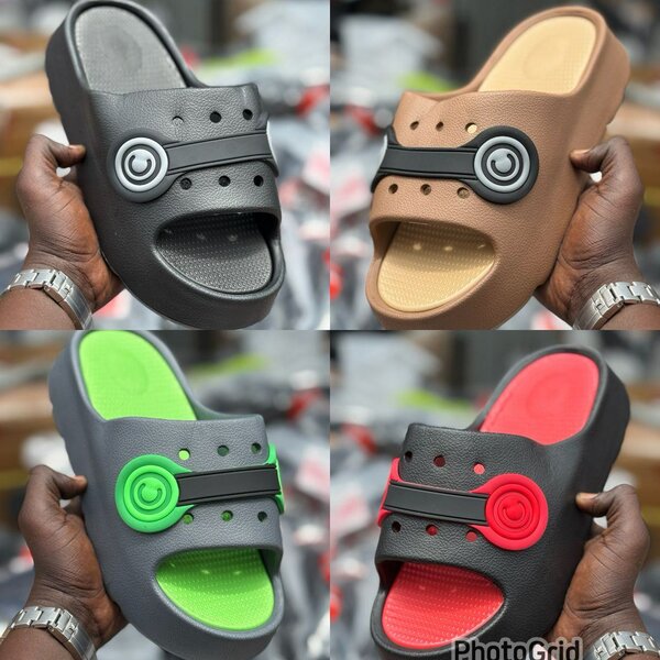 Tongs colorés "Just Do It"