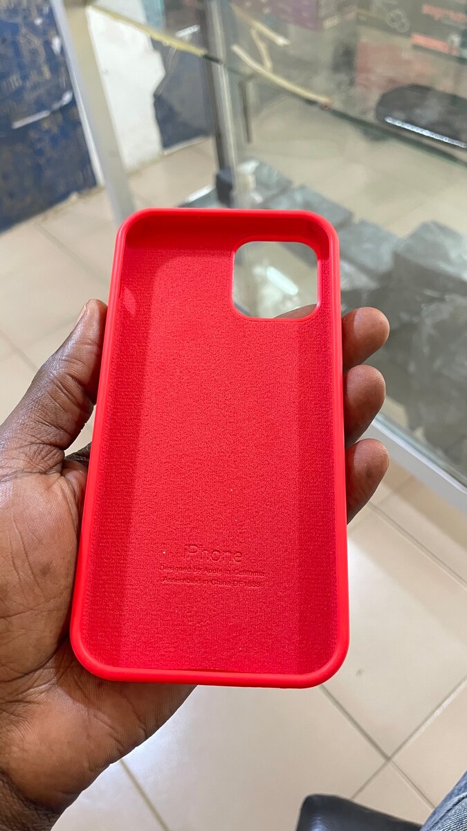 Coque Silicone Rouge iPhone