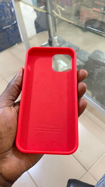 Coque Silicone Rouge iPhone