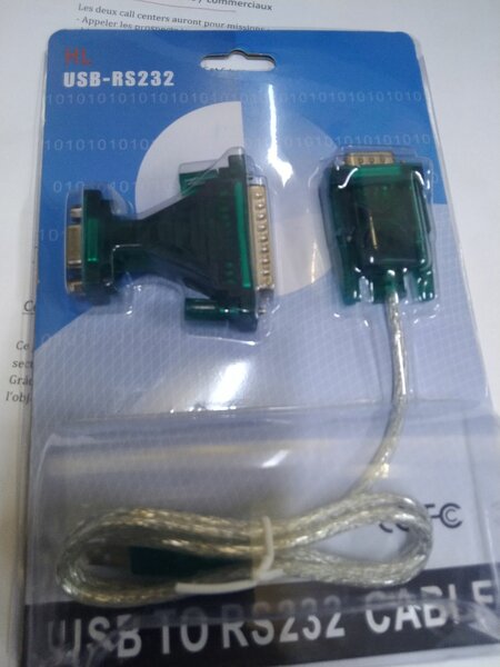 Câble USB vers RS232