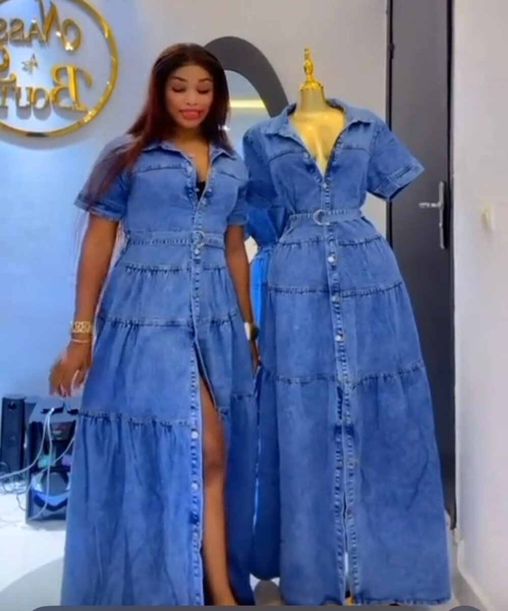 Robe en jean élégante