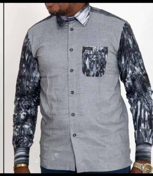 Chemise Grise Homme Élégante