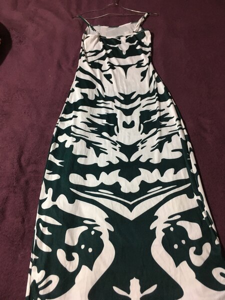 Robe longue imprimée chic