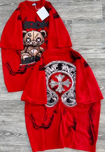 Vêtements urbains rouges tendance