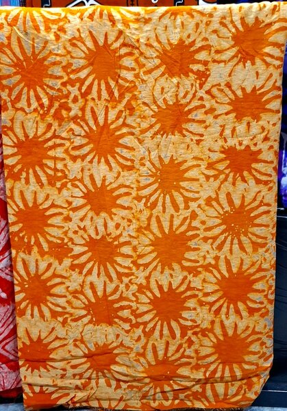 Tissu Batik Vibrant en Coton