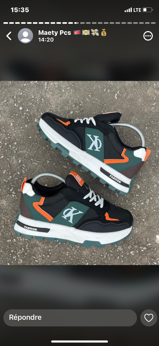 Baskets modernes et stylées