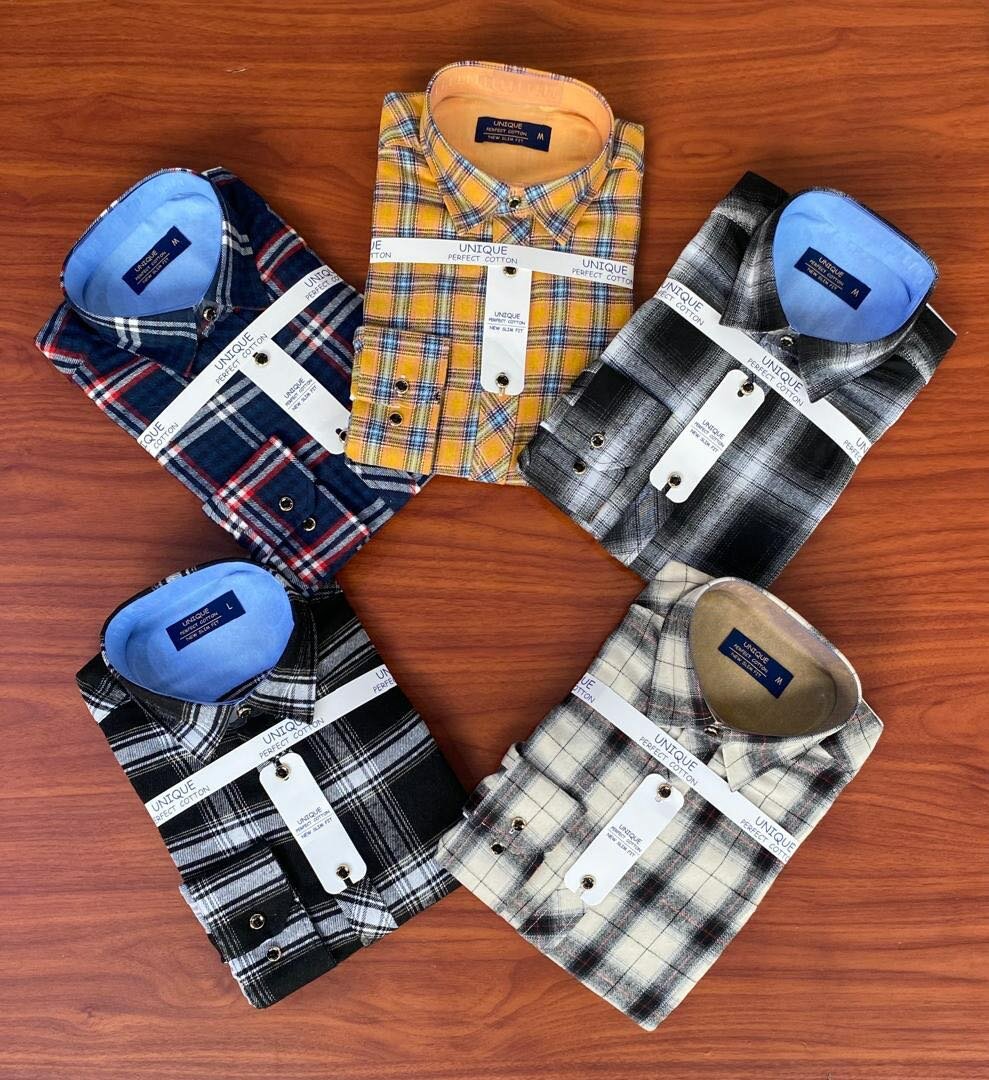 Checkered Long and Short sleeves Shirts