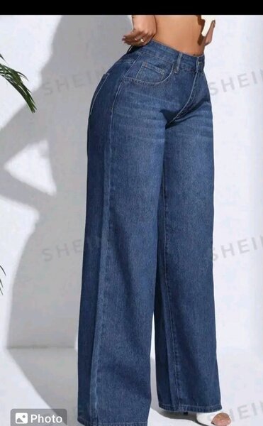 Jean gros bas  taille haute