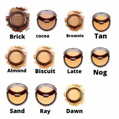 Zaron Brownskin Foundation & Compact Powder.