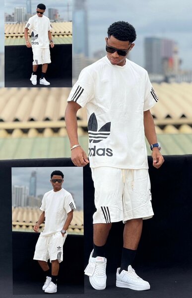Ensemble sportif blanc tendance