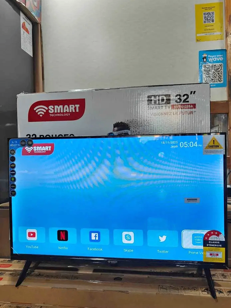 Téléviseur SMART LED 32" - HD - Wi-Fi