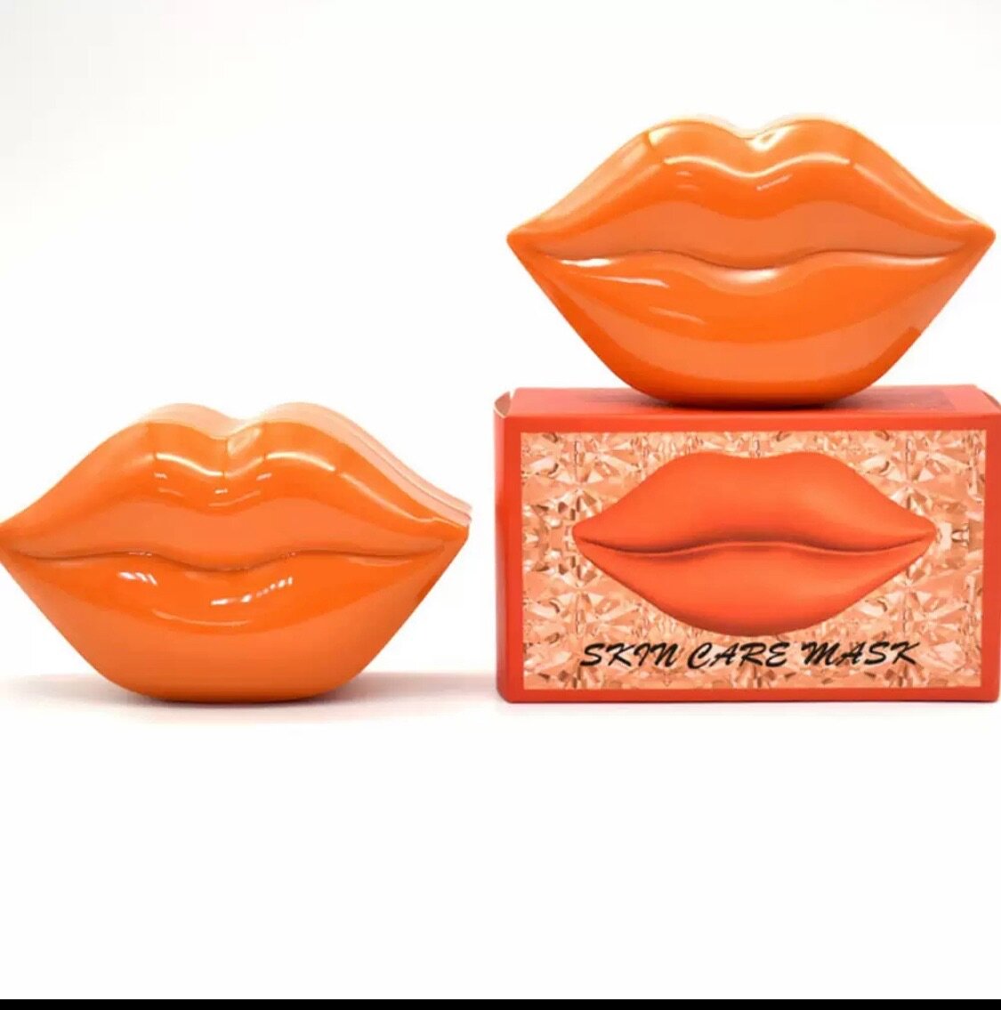 20 Pieces Orange Skin Care Lip Mask