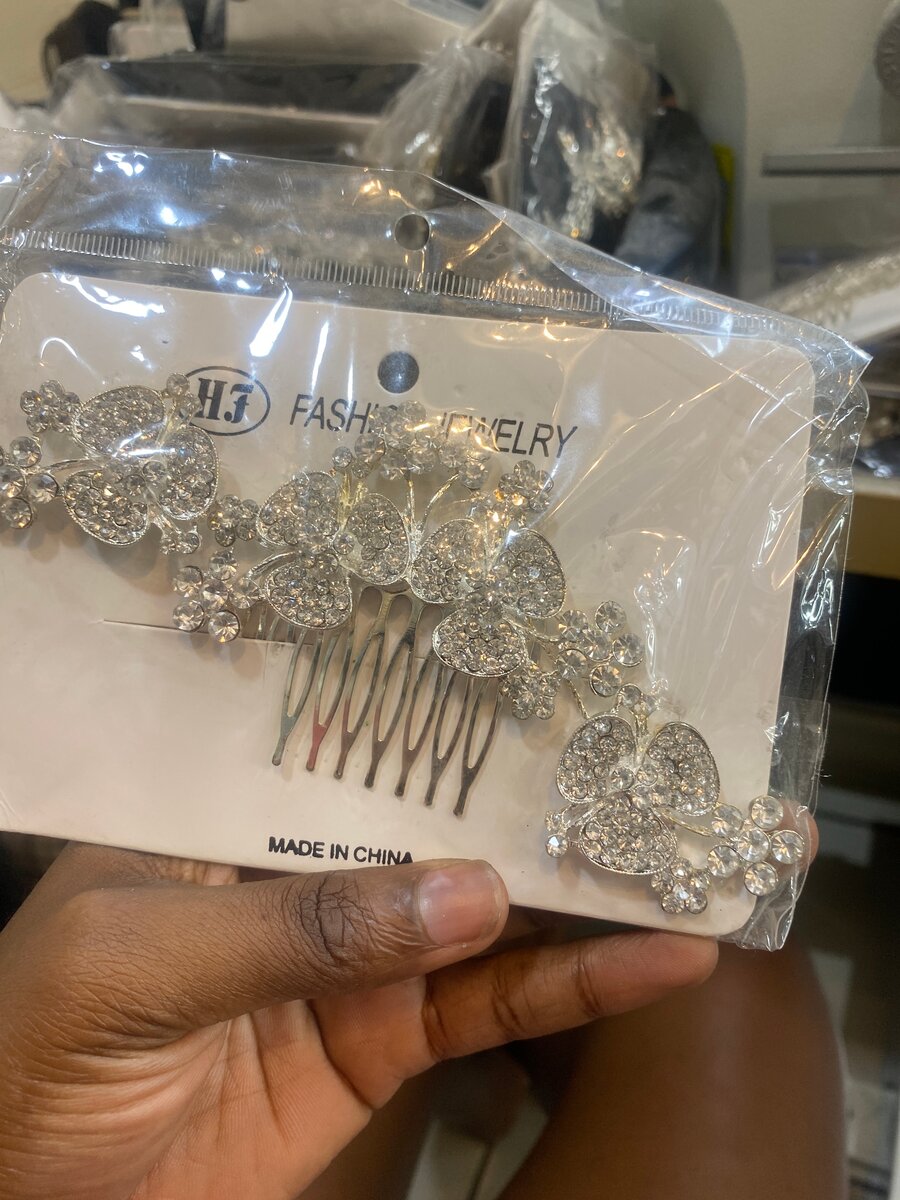 Peigne à cheveux strass