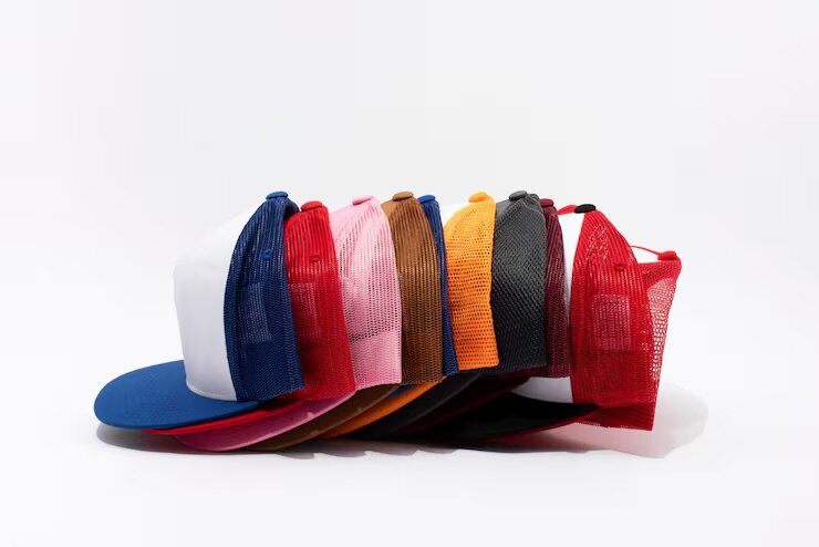 Casquettes colorées unisexes