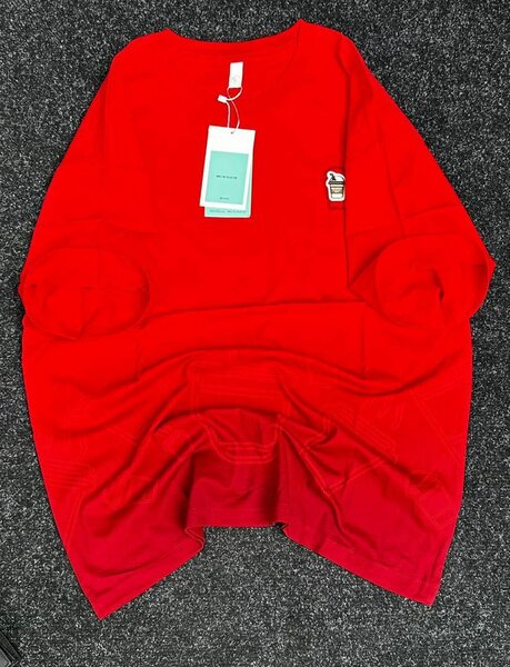 Robe ample rouge "PAS"