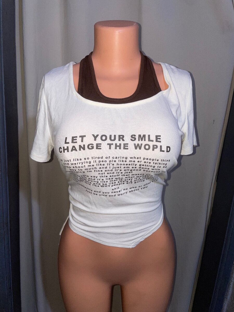 T-shirts à message inspirant