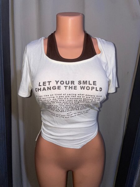 T-shirts à message inspirant