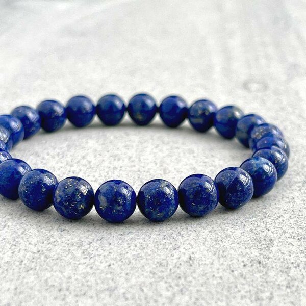 Bracelet en lapis-lazuli