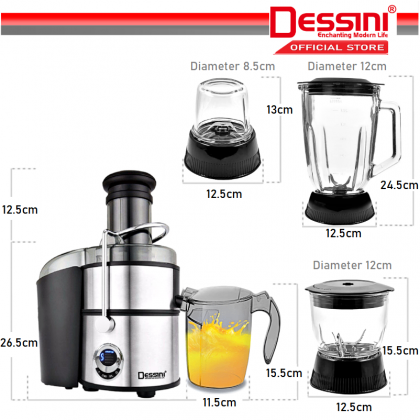 DESSINI ITALY 4 IN 1 BLENDER