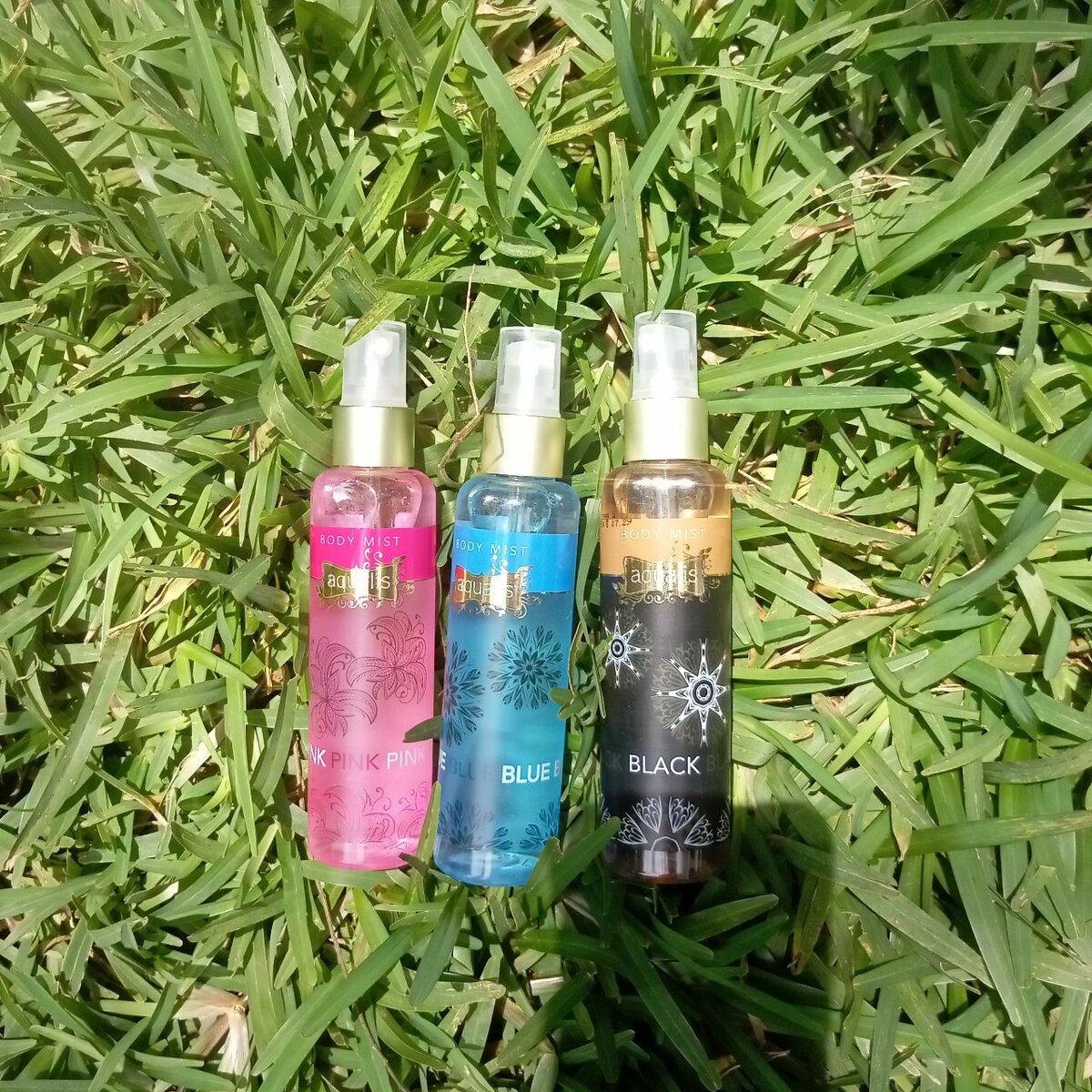 Assorted aquilis and elegance body mists