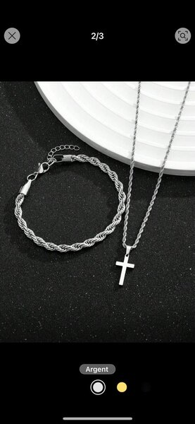 Ensemble Bijoux Or et Argent